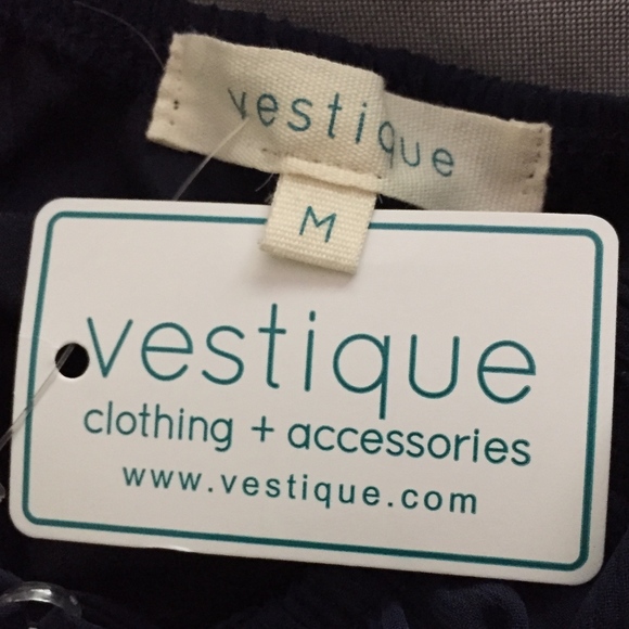 Crochet Top Navy Dress - Picture 8 of 8